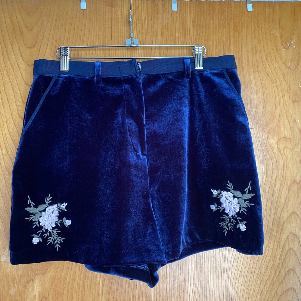 Lauren Conrad Velvet Shorts